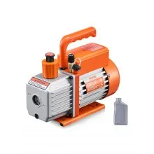 VEVOR Vacuum Pump 4 CFM HVAC Single Stage Rotary Vane Vacuum Pump Oil Included