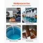 AC Vacuum Pump 3.5 CFM HVAC Single Stage Rotary Vane Vacuum Pump Oil Included