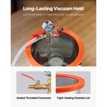 3.5 CFM Single Stage Vacuum Pump 3 Gallon Stainless Steel Degassing Chamber Kit
