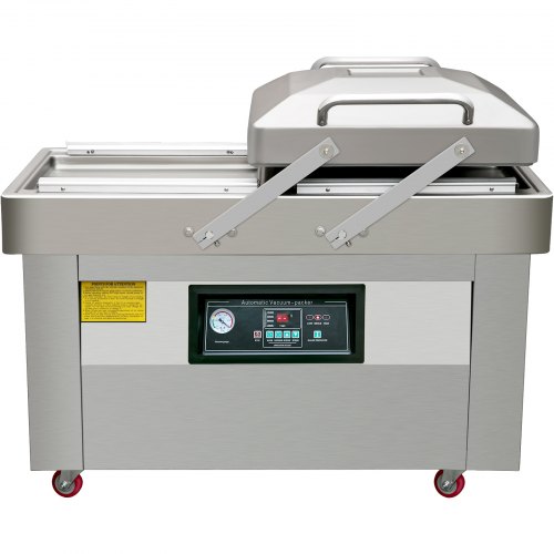 VEVOR Double Chamber Vacuum Packaging Machine, 24"x18" Chamber Vacuum Sealer Machine, Vacuum Sealer Sealing Machine with Modern Control Panel for Food Preservation, Home, Commercial Using