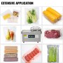 VEVOR Double Chamber Vacuum Packaging Machine, 24"x18" Chamber Vacuum Sealer Machine, Vacuum Sealer Sealing Machine with Modern Control Panel for Food Preservation, Home, Commercial Using