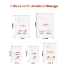 15 Pack Vacuum Storage Bags with Electric Pump, Space Saver Bags Compression for Comforters and Blankets, Sealer Clothes Storage Travel Essentials