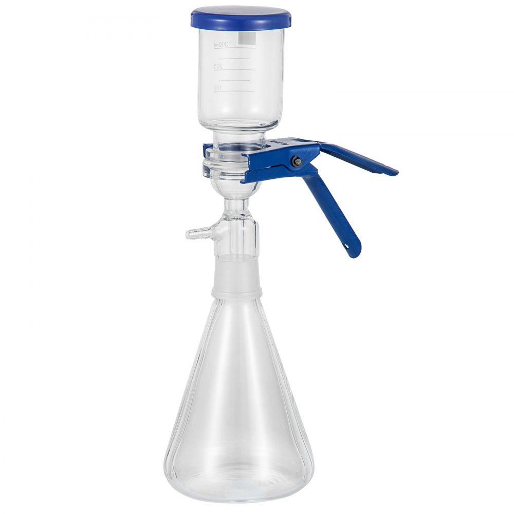 Vevor 2000ml Filtration Apparatus Vacuum Lab Filtering Unit With Funnel & Clamp