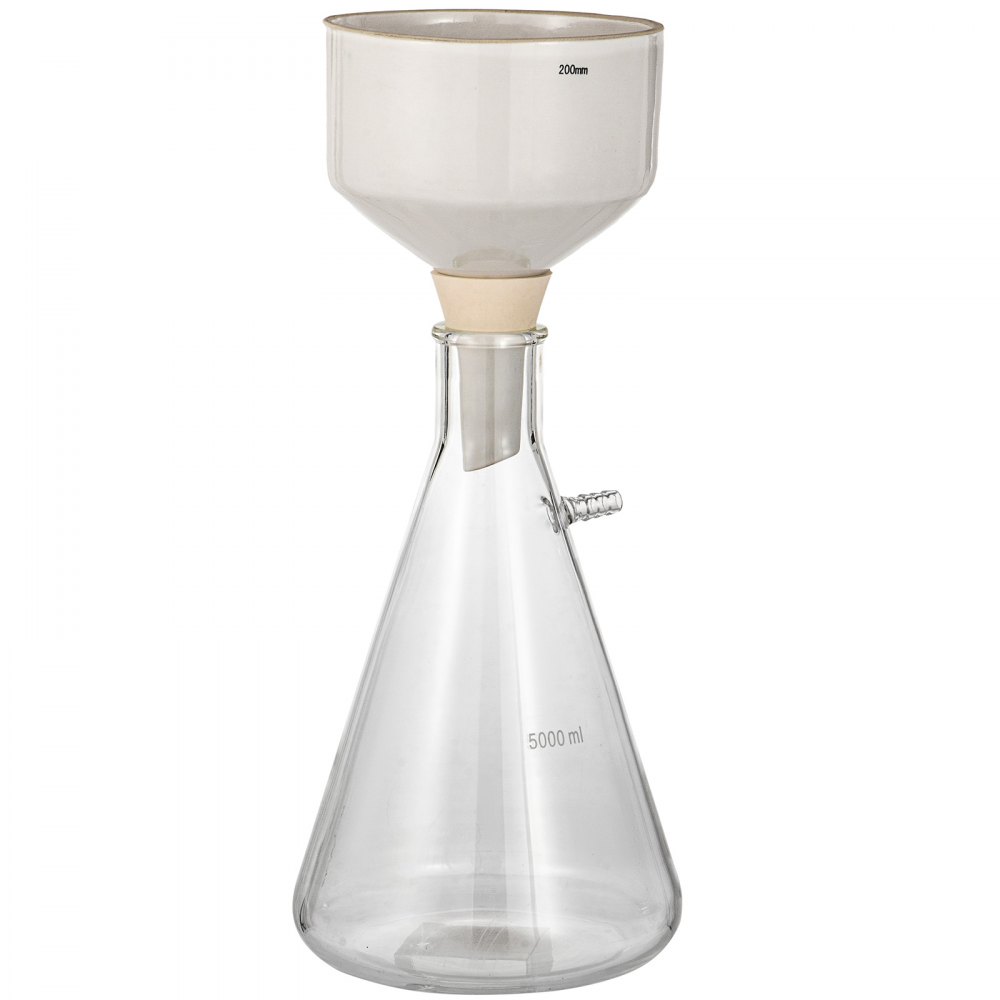 VEVOR Buchner Funnel Apparatus 5000 ml Buchner Funnel Flask 200 mm Vacuum Funnel