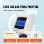 VEVOR Punch Time Clock, Time Tracker Machine for Employees of Small Business, 6 Punches/day, Includes 52 Time Cards, 1 Ink Ribbon and 2 Security Keys