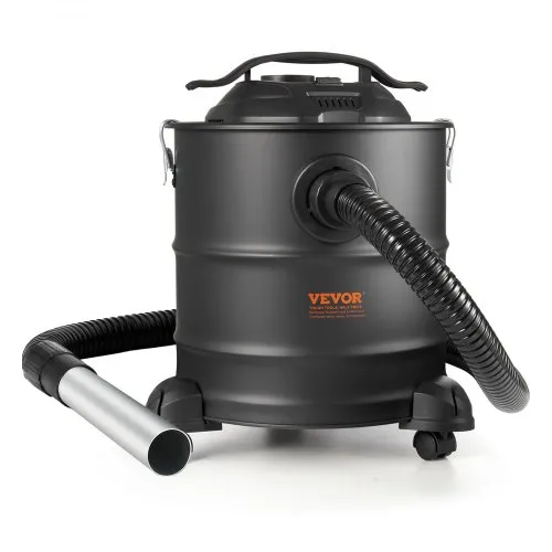 VEVOR Ash Vacuum Cleaner, 5 Gallon with 1200W Powerful Suction, Fireplace Vacuum with Reverse Suction, 16.4 ft Power Cable, 16 Kpa Max. Vacuum, for Fireplaces, Pellet Stoves, Wood Stove, Log Burner