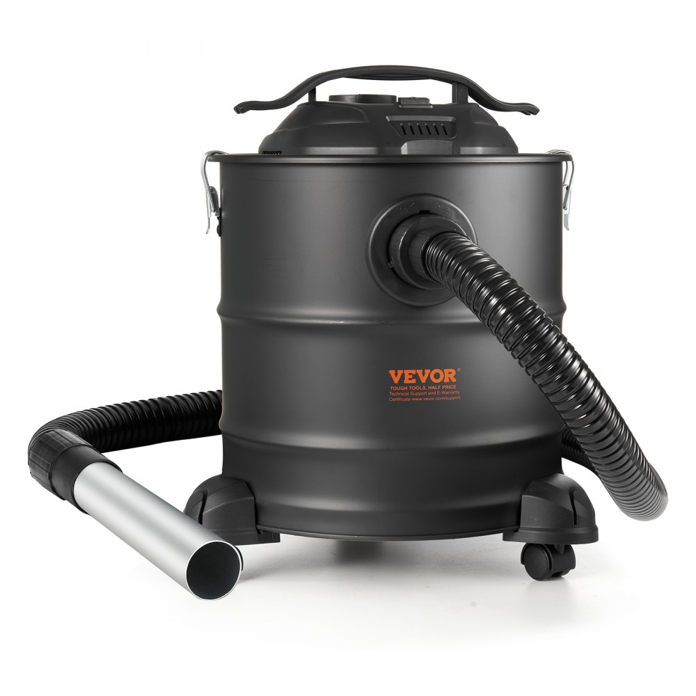 VEVOR Ash Vacuum Cleaner 5 Gallon 1200W for Fireplaces Pellet Stoves Grills BBQ