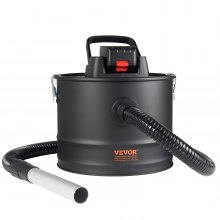 VEVOR Ash Vacuum Cleaner 15L 10 Kpa for Fireplaces Pellet Stoves Grills BBQ