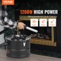 VEVOR Ηλεκτρική σκούπα στάχτης 15L 1200W για τζάκια Σόμπες pellet Ψησταριά BBQ