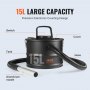 VEVOR Aspirator cenușă 15L 1200W pentru Seminee Sobe cu peleți Gratare BBQ