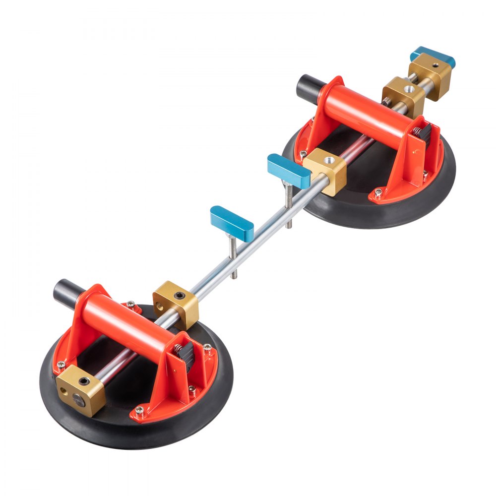VEVOR Stone Seam Setter, 8" Seam Setter, Adjustable Suction Cup Seam Setter, Professional Countertop Installation Tool, 203 mm 2Sets for Seam Joining & Leveling of Granite, Marble, Slab