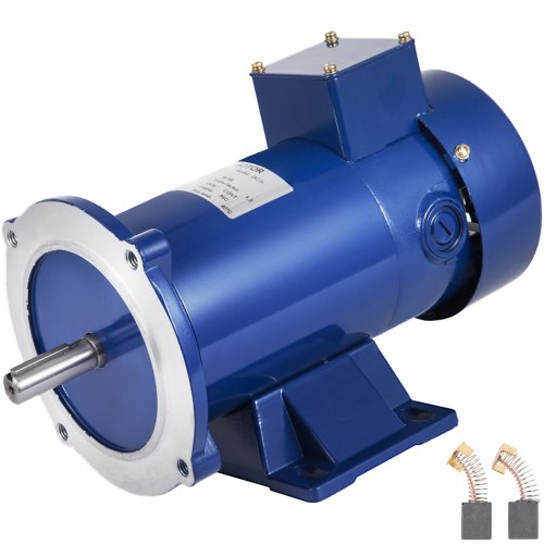 Dc Motor 1/2hp 56c Frame 24v/1750rpm Tefc Magnet Grease 38.5a Dynamic Usa