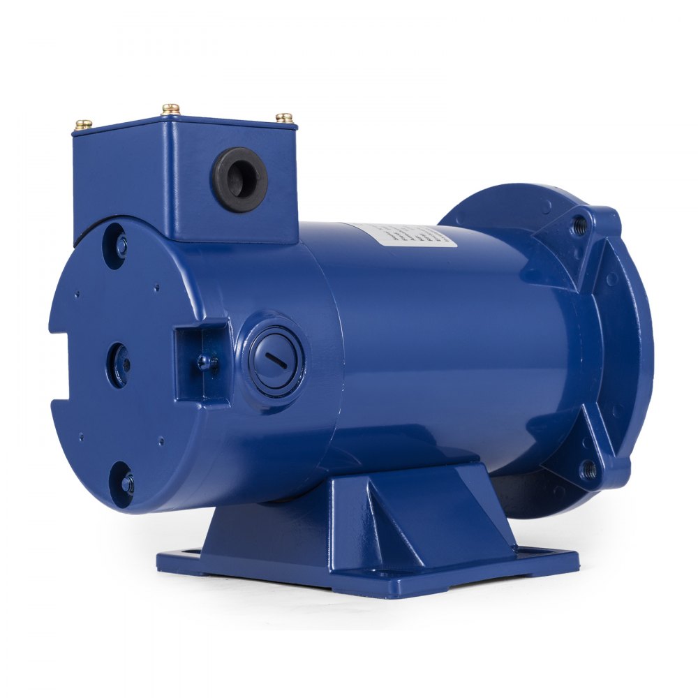 Motor de CC VEVOR, velocidad nominal 1750 RPM, motor eléctrico de 1/2 HP y 90 V, motor de imán permanente