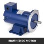 90V DC MOTOR, 1/2HP, 56C Frame, 1750RPM, TENV, Permanent magnet, Brand New