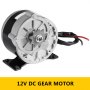 12 Volt 250 Watt Gear Reduction Electric Motor W/ 9 Tooth Sprocket 2700rpm