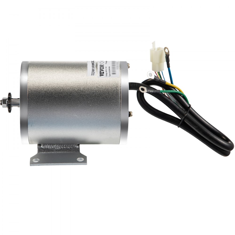 48V DC 1800 Watt Electric Motor with Controller & Charger 9 Tooth T8F Chain Sprocket and Mounting Bracket for Go Karts Scooters & E-bike