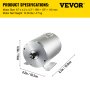 VEVOR Electric Brushless DC Motor, 48V 1800W, Brushless Electric Motor, 4500 RPM with Controller  Pedal 9 Tooth 8 Chain Sprocket and Mounting Bracket, for Go Karts Scooters E-Bike Motorized Bicycle