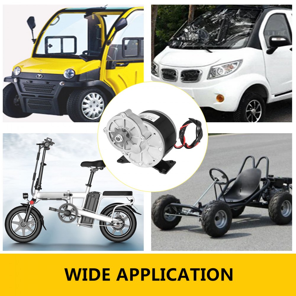 250W 24V DC electric Reversible motor f bicycle bike GoKart BY1016z gear reduct