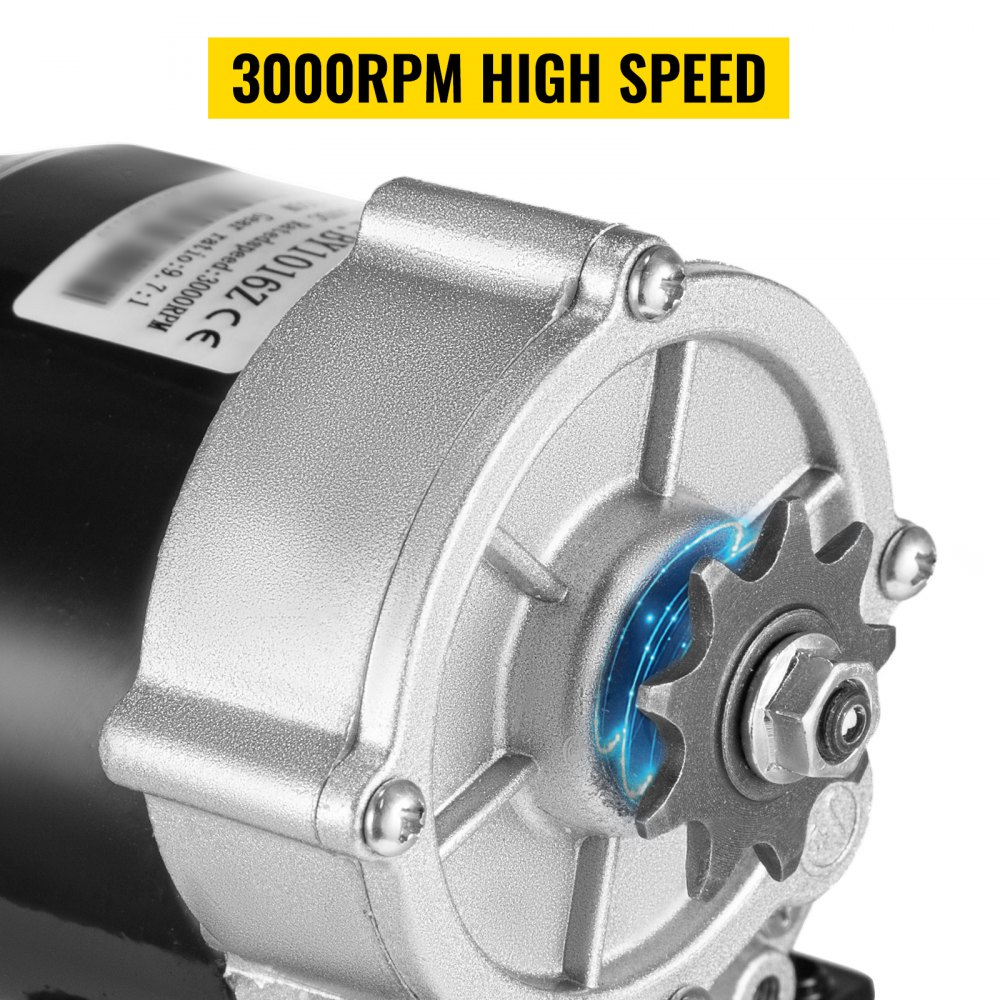 350W DC Electric Motor 24V 3000RPM ratio 9.7:1 Chain drive E-Scooter Compatible
