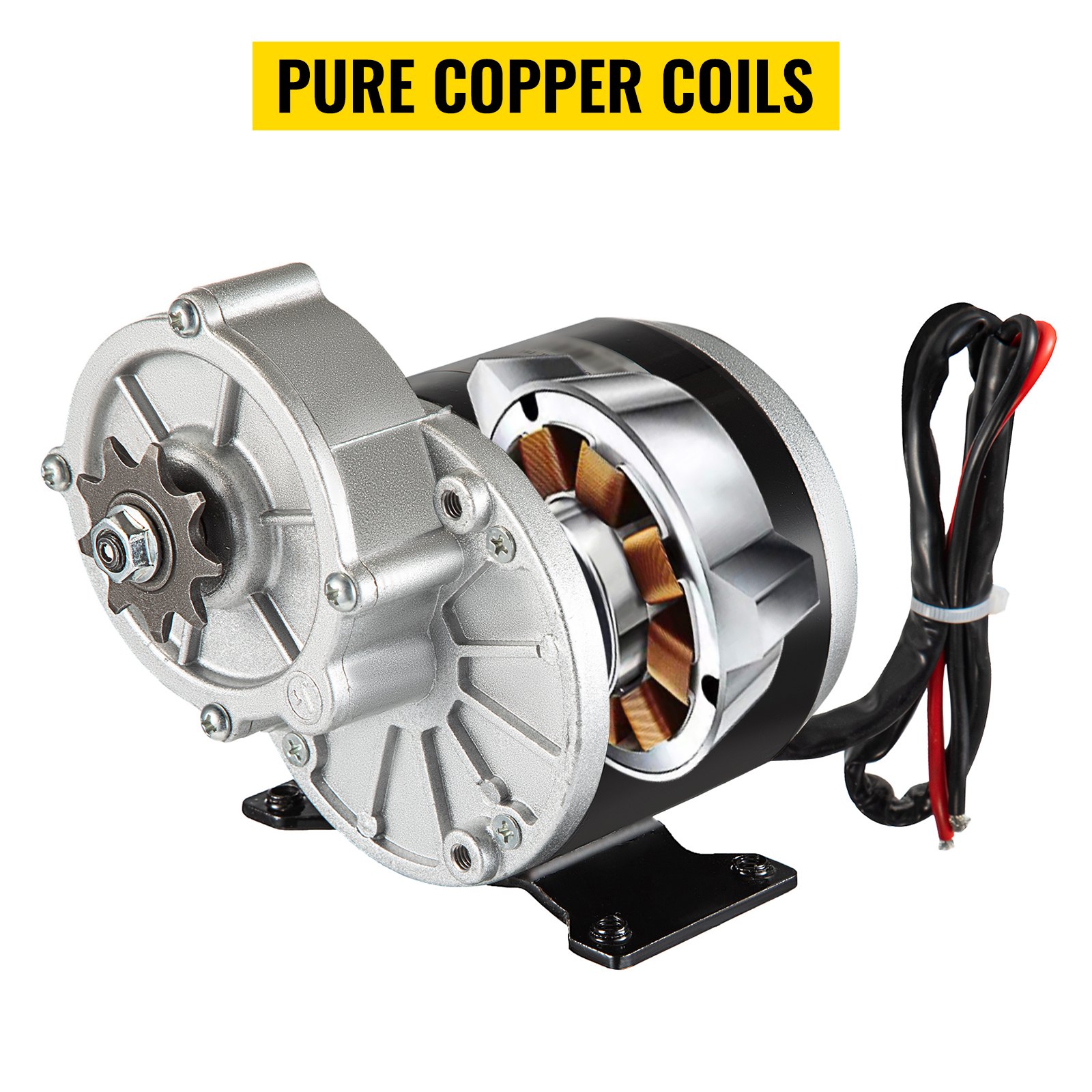 350W DC Electric Motor 24V 3000RPM ratio 9.7:1 Chain drive E-Scooter Compatible
