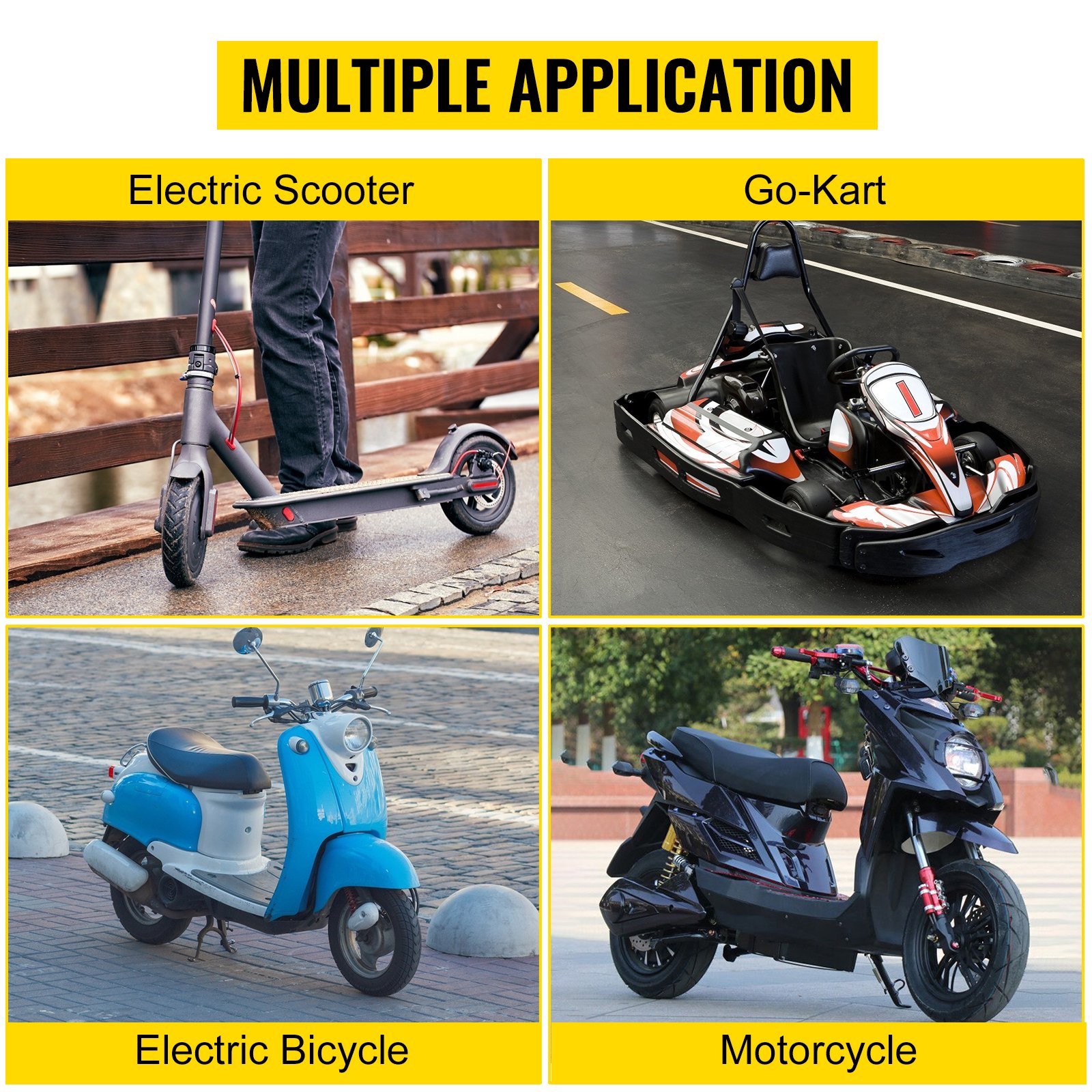 350W DC Electric Motor 24V 3000RPM ratio 9.7:1 Chain drive E-Scooter Compatible
