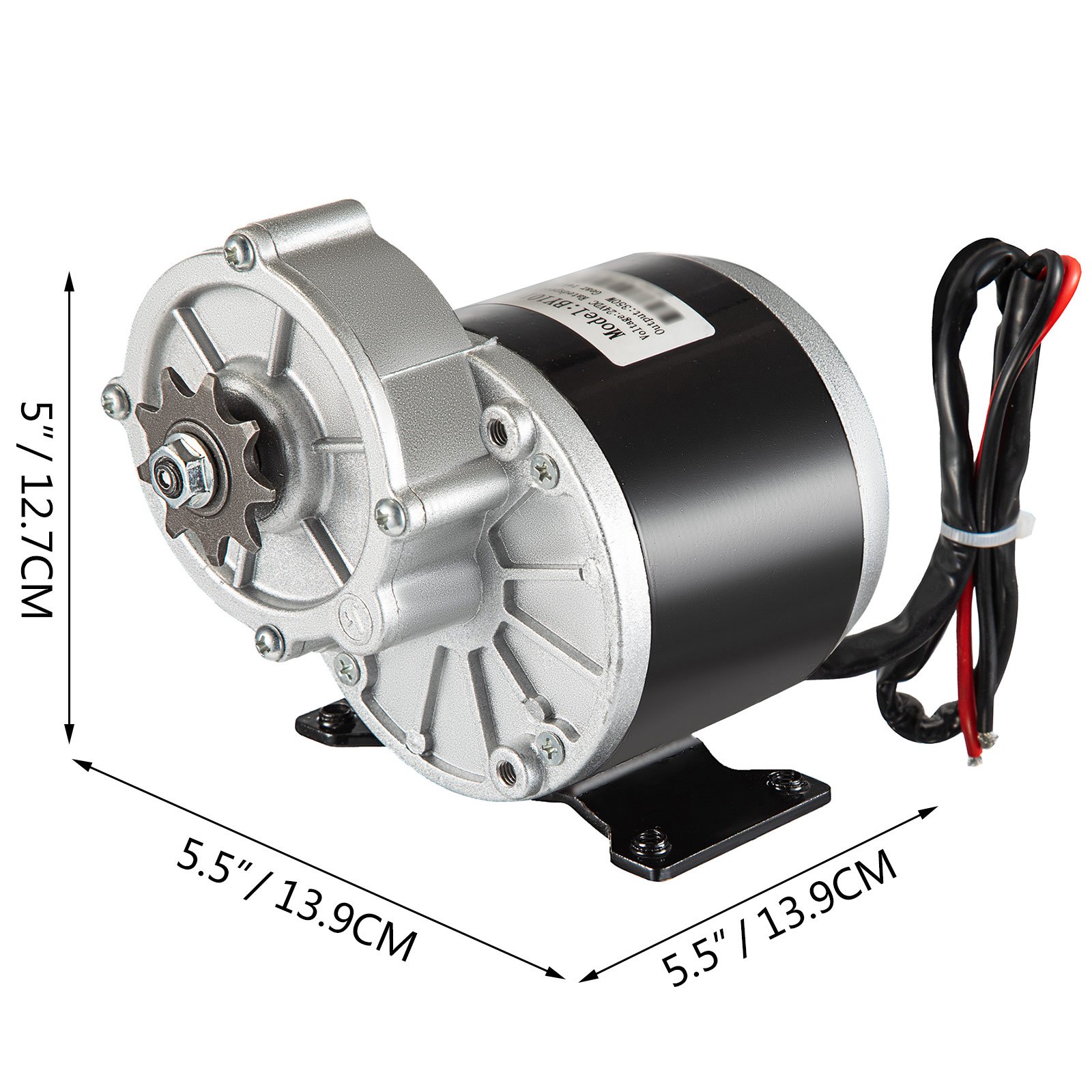 350W DC Electric Motor 24V 3000RPM ratio 9.7:1 Chain drive E-Scooter Compatible