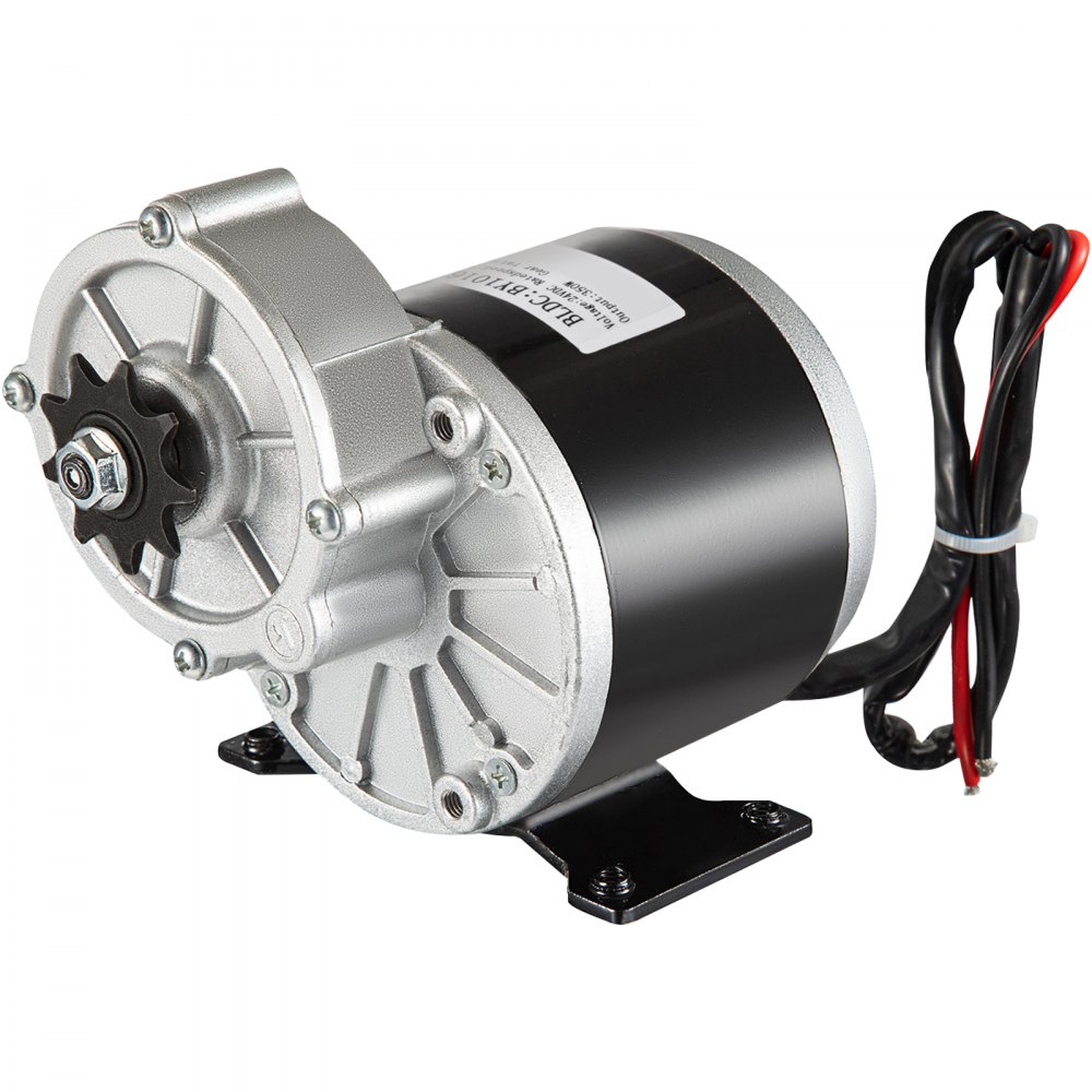 Brushed Electric Motor 24V DC 350W 3000RPM Gear Reduction Motor for Bicycle E-Bike