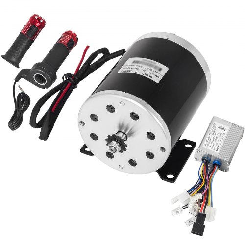24v 500w DC Electric Motor& Switch &control &Throttle 26.7A Bicycle Go Kart