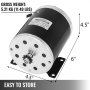 24v 500w DC Electric Motor& Switch &control &Throttle 26.7A Bicycle Go Kart