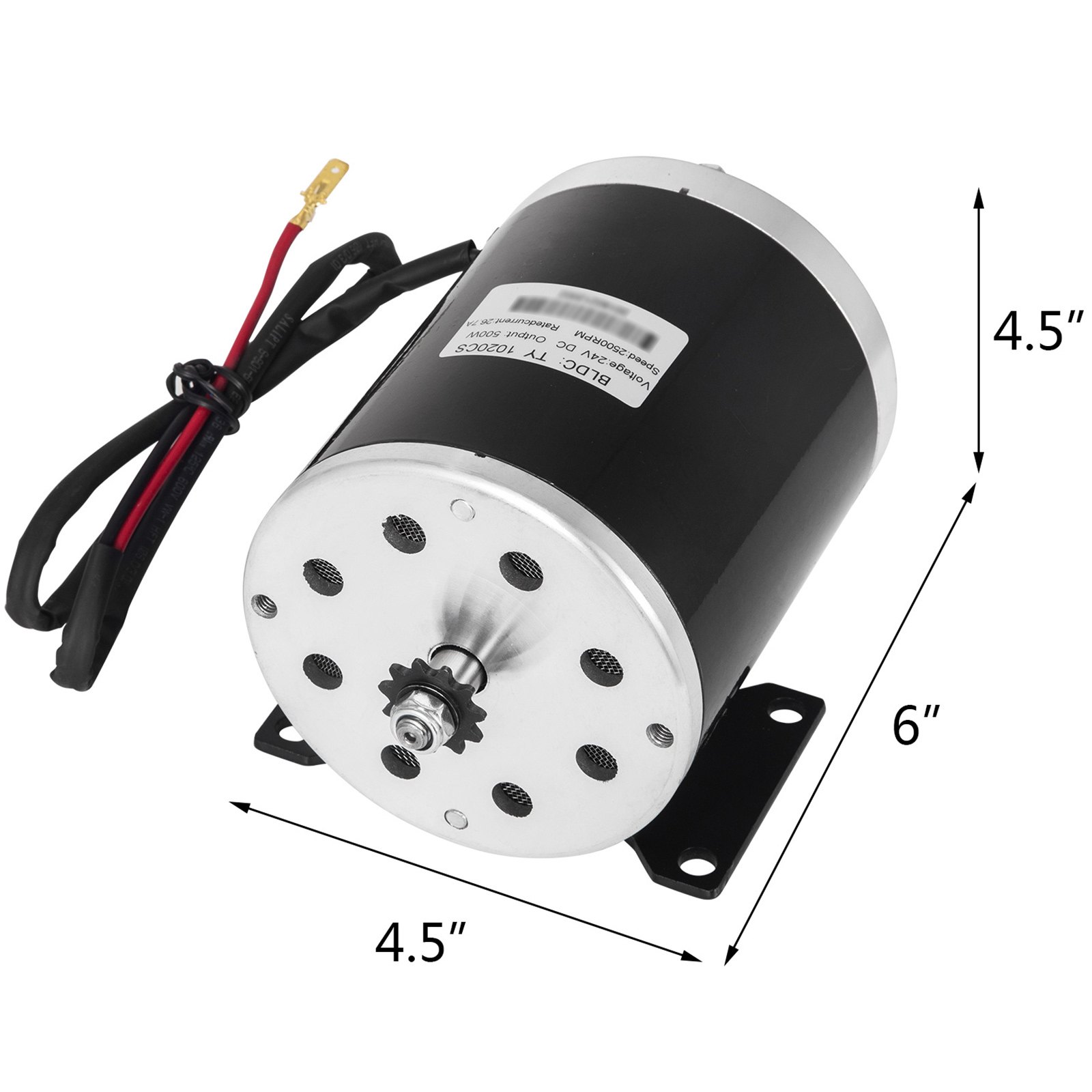 24v 500w DC Electric Motor& Switch &control &Throttle 26.7A Bicycle Go Kart