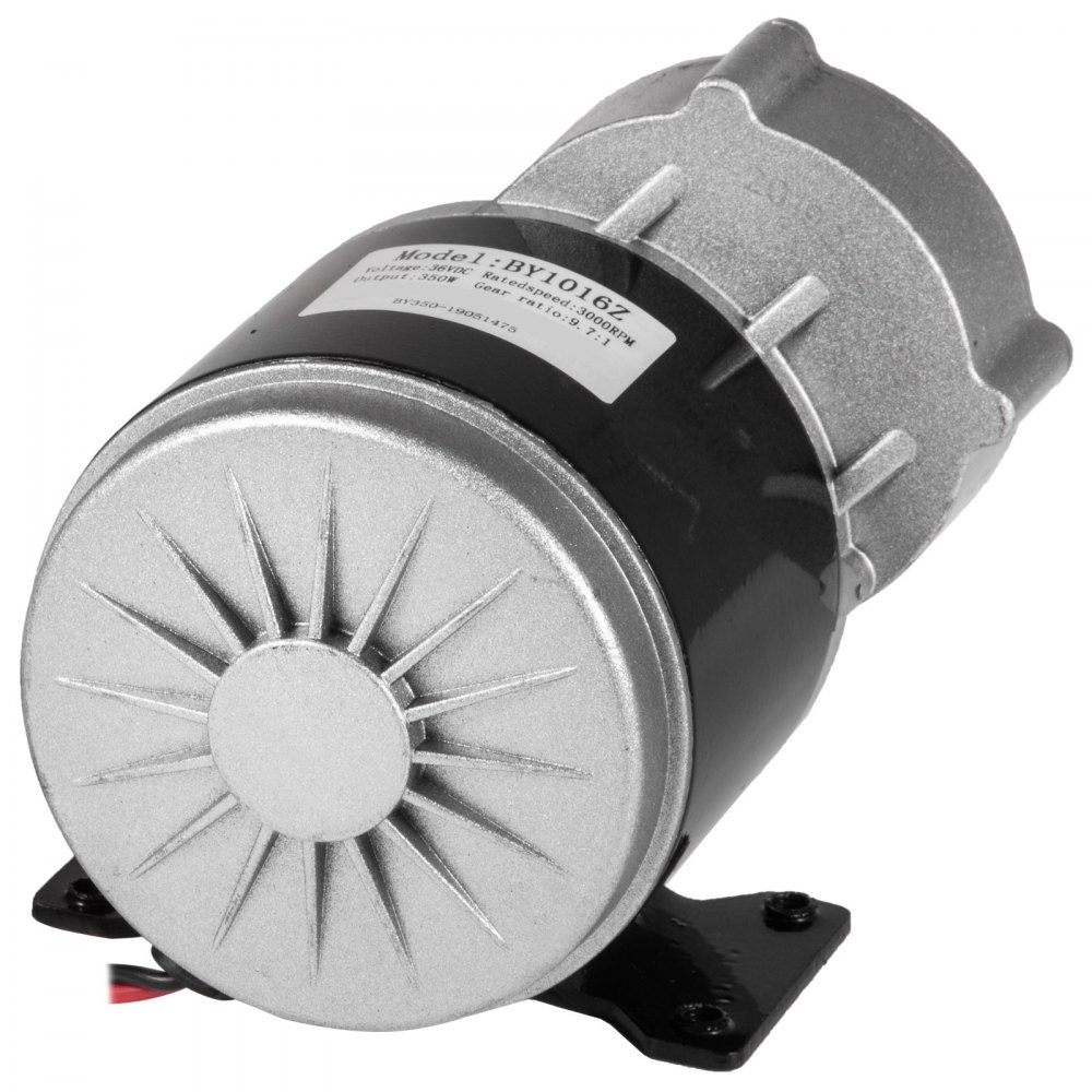 350W 36V DC Electric Motor Gear Reduction High Torque 3000RPM Gear Ratio: 9.7:1