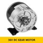 350W 36V DC Electric Motor Gear Reduction High Torque 3000RPM Gear Ratio: 9.7:1