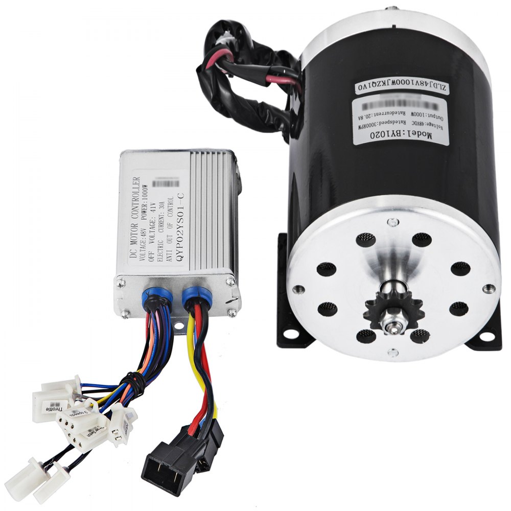 VEVOR Brushless Motor Kit 2000w 48v High Speed Electric Scooter Motor with  Mounting Bracket 42A 4300rpm Speed Controller Bicycle Motorcycle Mid Drive  Motor 