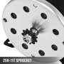 48 Volt 1000 Watt Electric Motor MY1020 48V 1000W 3000RPM Brush Motor Go Kart AT