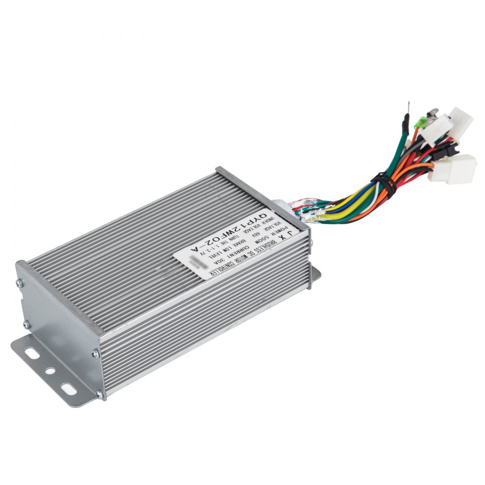 VEVOR 48V 500W DC Motor Electric Motor 600 RPM Rated Speed Brushless Motor with Brushless Controller Suitable for E-bikes Electric Scooters