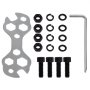 Motor eléctrico de CC VEVOR, motor cepillado de 500 W 24 V con controlador de velocidad 2500 RPM 26.7A Kit de motor de scooter eléctrico para scooters Go Kart