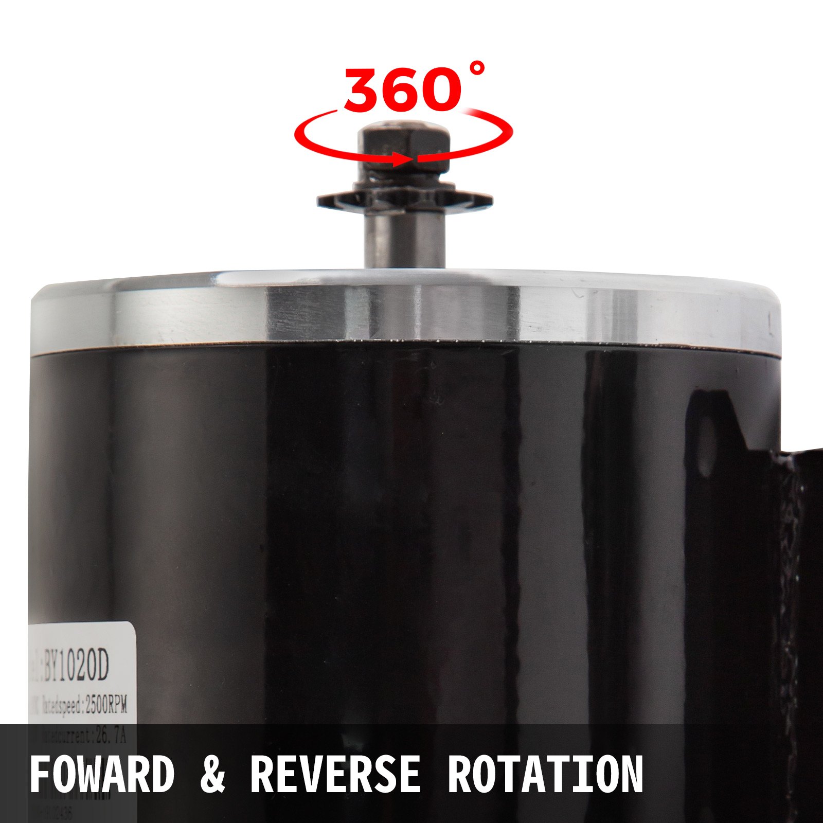 500W 24V DC Electric Motor w Reverse Control Box Strong Motivation Sturdy