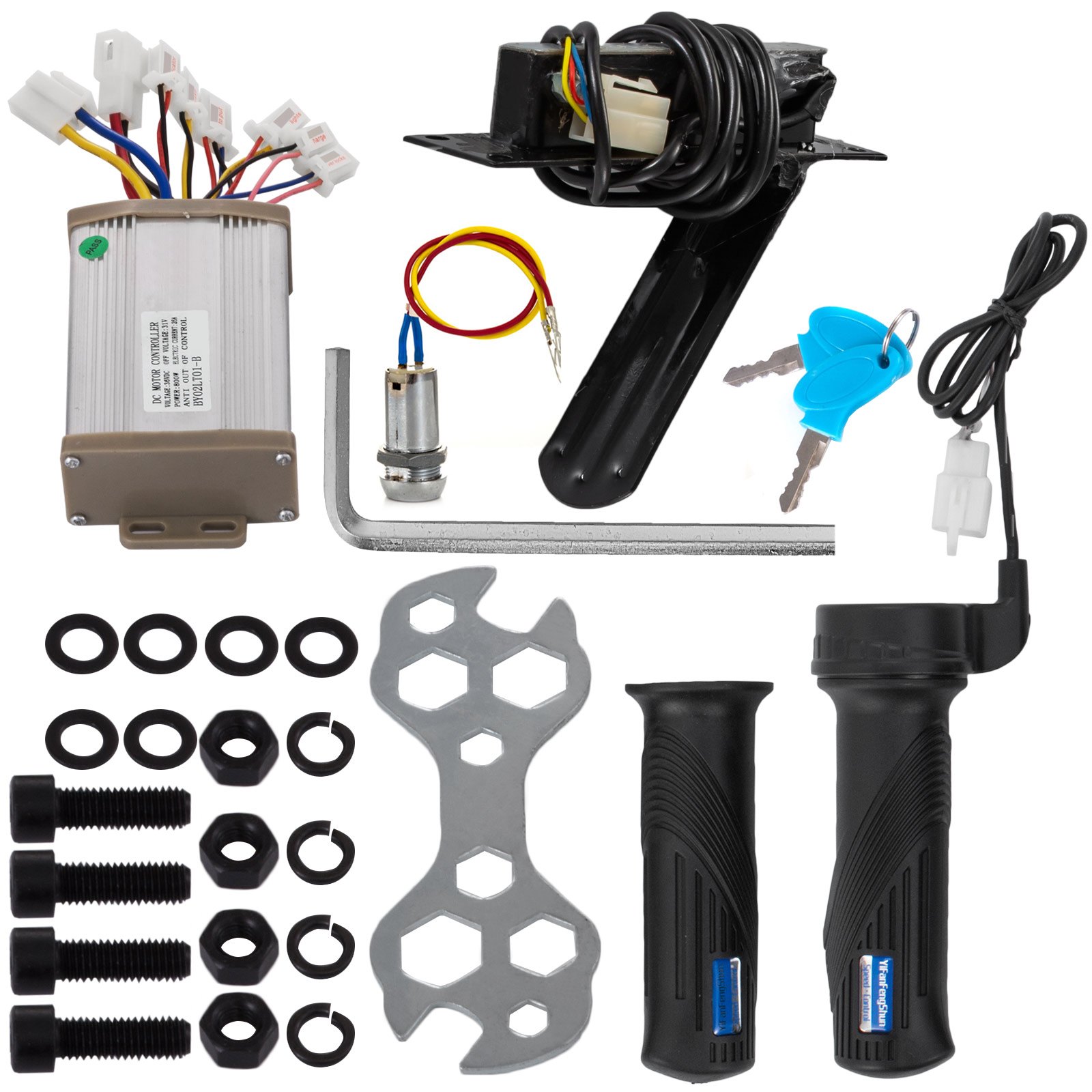 36V 800W Brush Motor kit + Speed Controller Pedal Electric Scooters ATV eBike