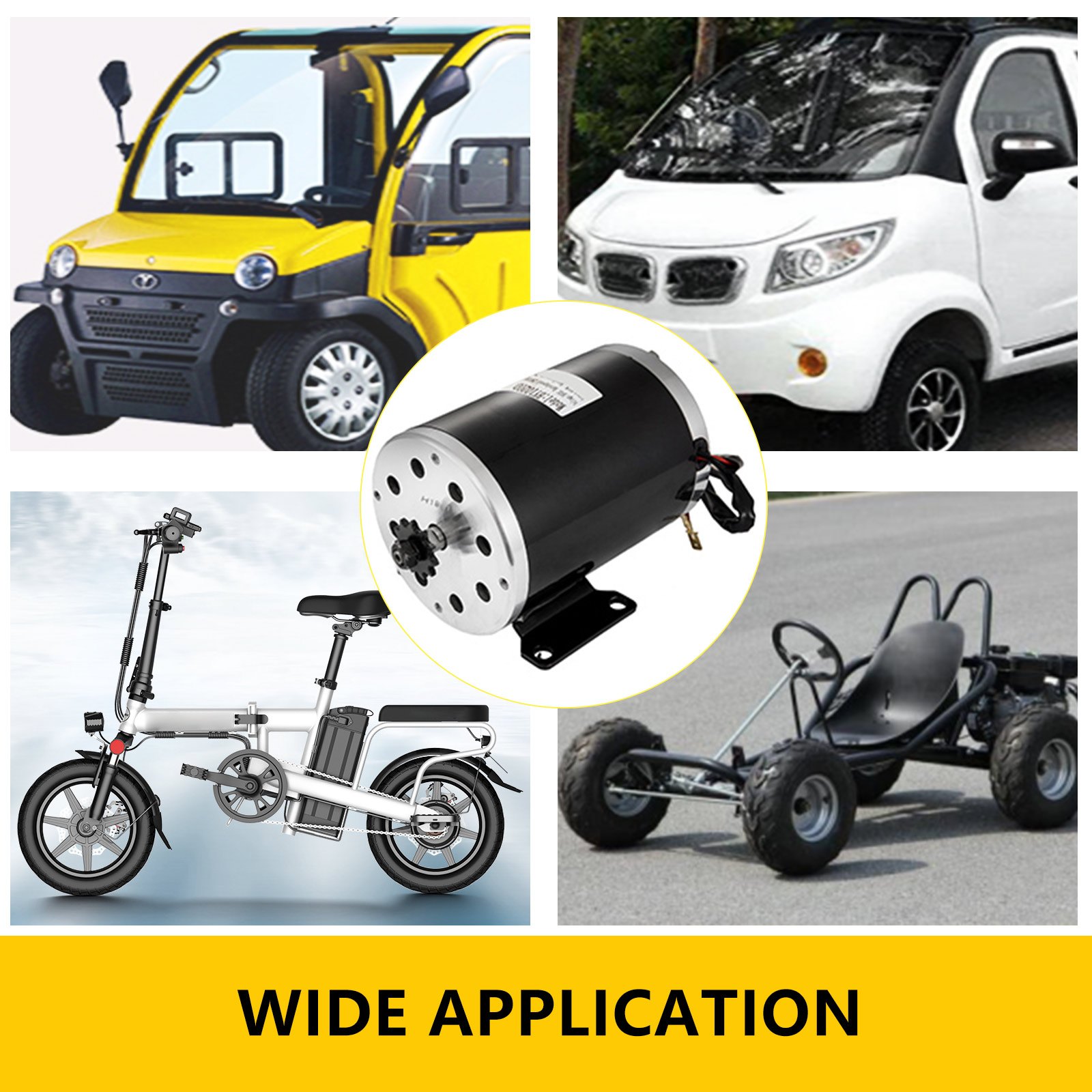 800W 36V DC Electric Motor Controller Pedal Throttle grip Scooter Go Kart