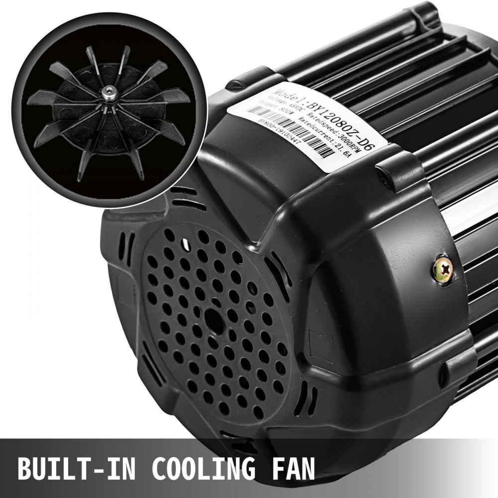 48V-60V DC Motor Differential Speed Electric Motor 800W Permanent Tricycle