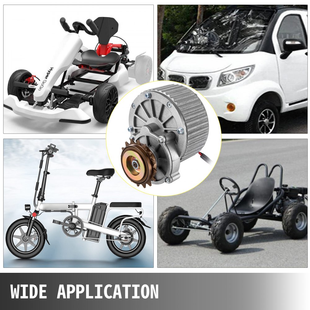 Brushed Motor Go Kart Electric Go Kart Motor 36v 450w Electric Scooter Motor Kit