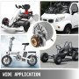 Brushed Motor Go Kart Electric Go Kart Motor 36v 450w Electric Scooter Motor Kit