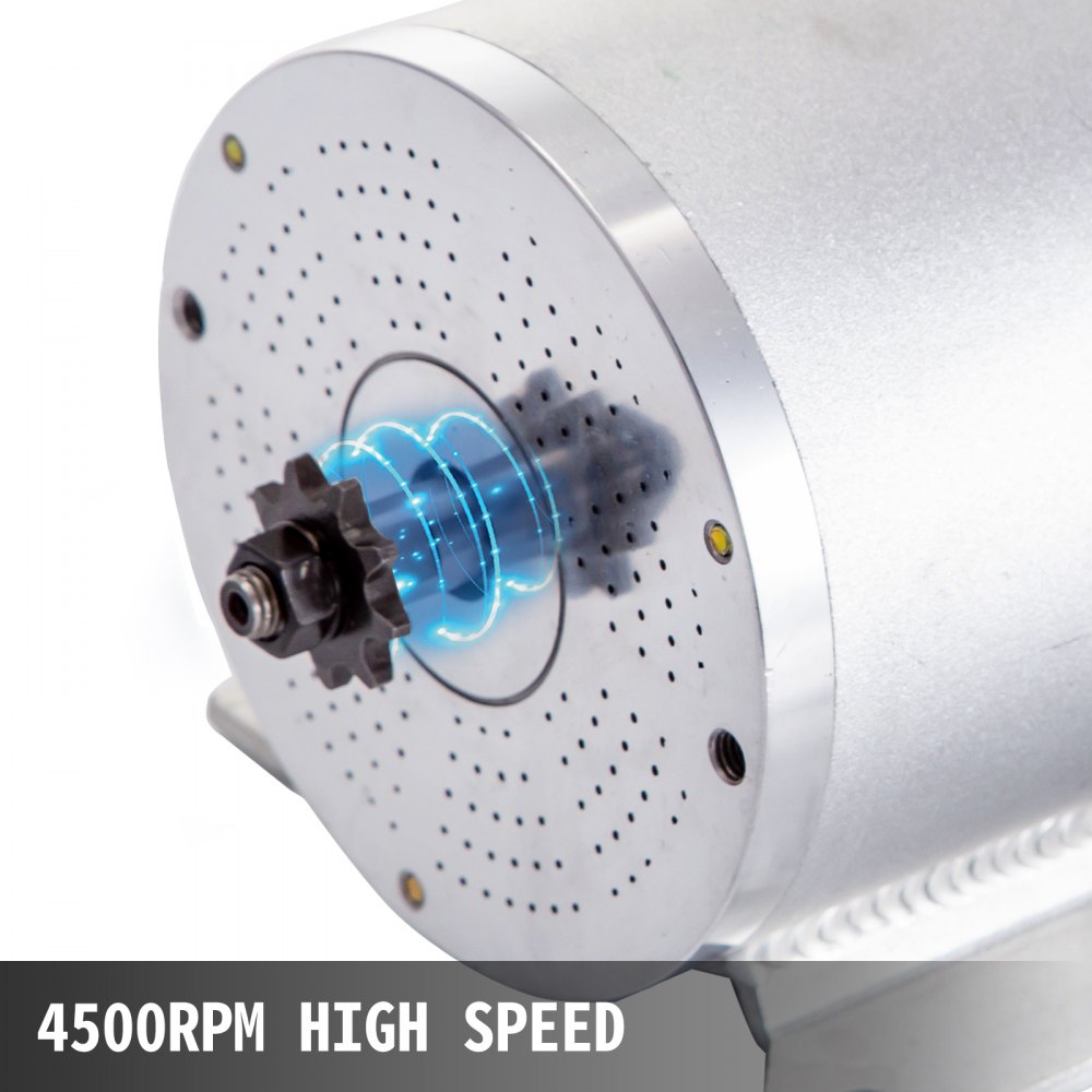 60v Dc Motor Brushless Electric Motor 2500w Bldc Efficiency Sprocket Quad Ebike