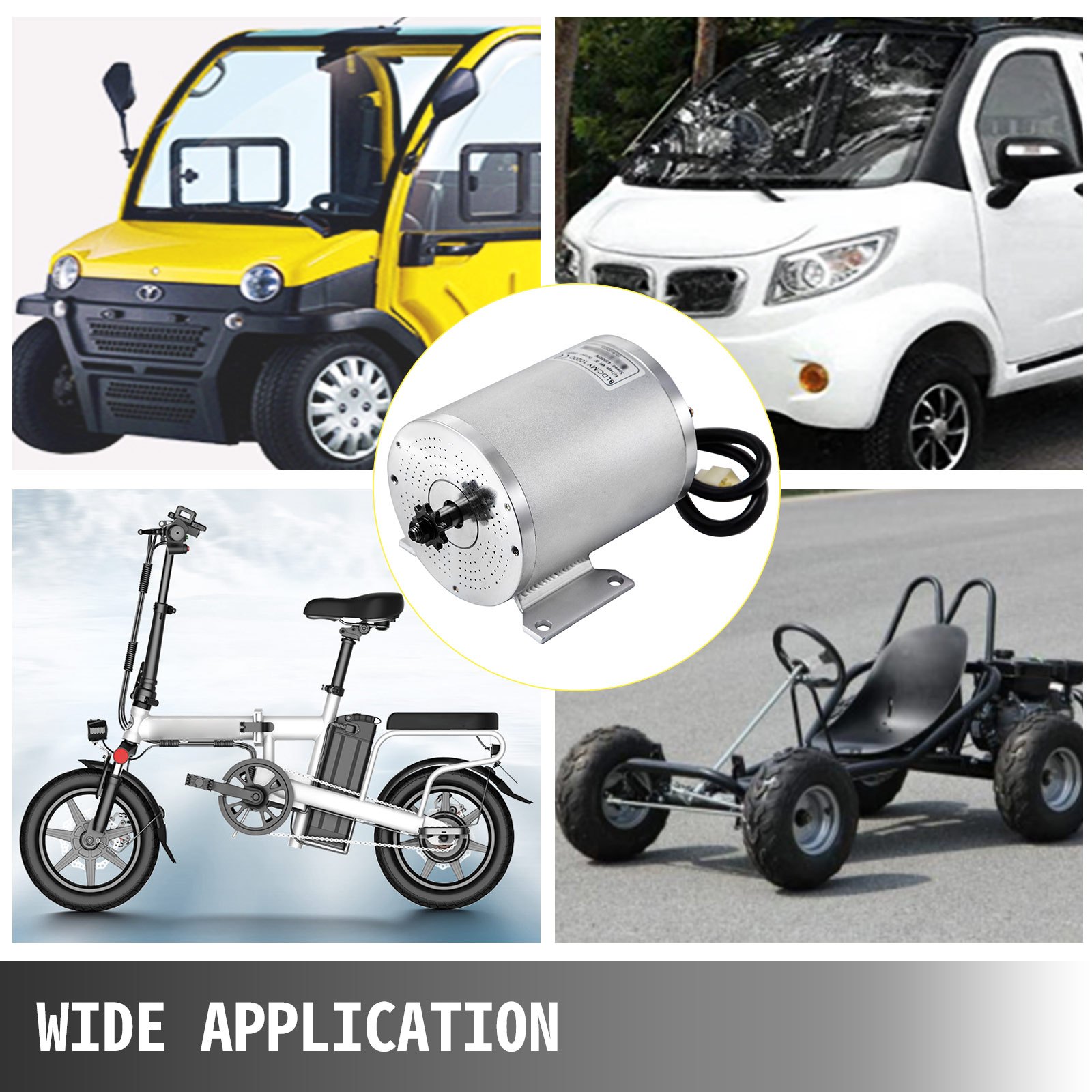 48V DC Motor Brushless Electric Motor 2000W BLDC Magnet Powerful scooter AU