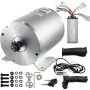 2000W 48V DC Brushless Motor w/Mounting Bracket &Controller &Key For E-Scooter