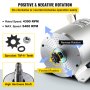 VEVOR 2000W 48V Brushless Motor Kit 42A 4300RPM High Speed Electric Scooter Motor with Mounting Bracket, Speed Controller, Throttle, Keylock Bicycle Motorcycle Mid Drive Motor