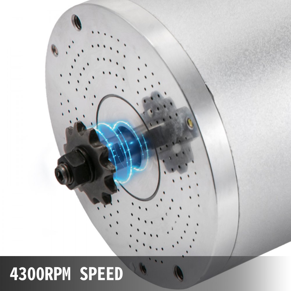 48V DC Motor Brushless Electric Motor 2000W BLDC motorcycle Go-kart scooter