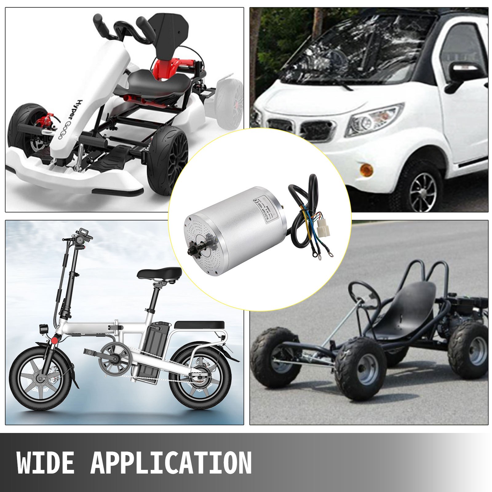 48V DC Motor Brushless Electric Motor 2000W BLDC motorcycle Go-kart scooter