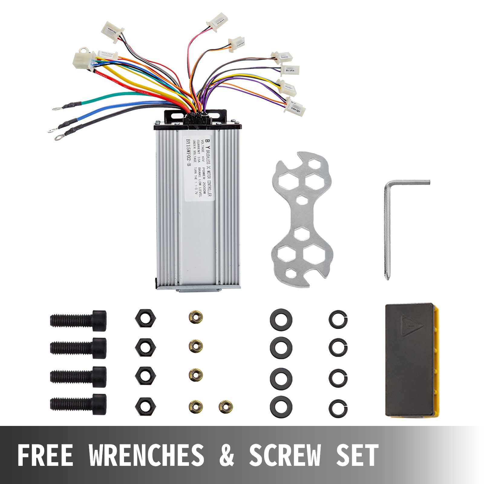 Brushless Electric Motor Controller 60V 2000W BLDC Permanent Powerful Go-kart