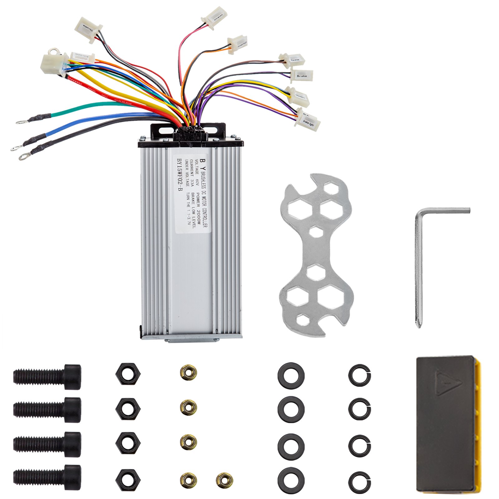 Brushless Electric Motor Controller 60V 2000W BLDC Permanent Powerful Go-kart